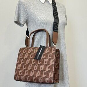 KARL LAGERFELD PARIS Maybelle Zip Top Satchel Shoulder Bag